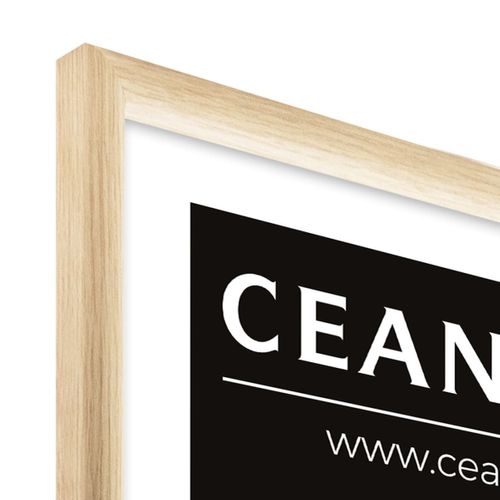 Cadre Photo Essentiel Exposition Brut 50x70 Cm  Bois Clair Naturel Bois Massif Fsc