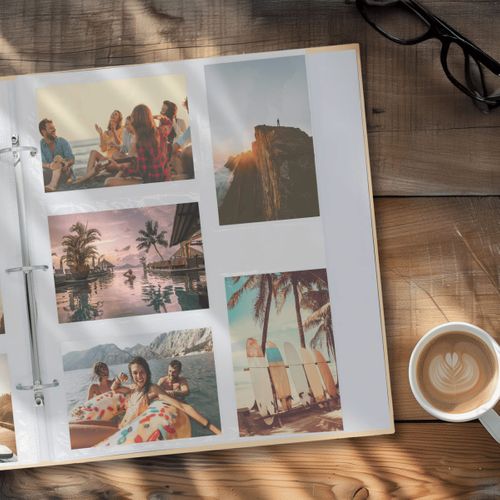 Album Photos Pochettes Illustration Montgolfière 400 Photos 11,5x15 Cm