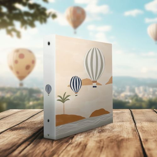 Album Photos Pochettes Illustration Montgolfière 400 Photos 11,5x15 Cm