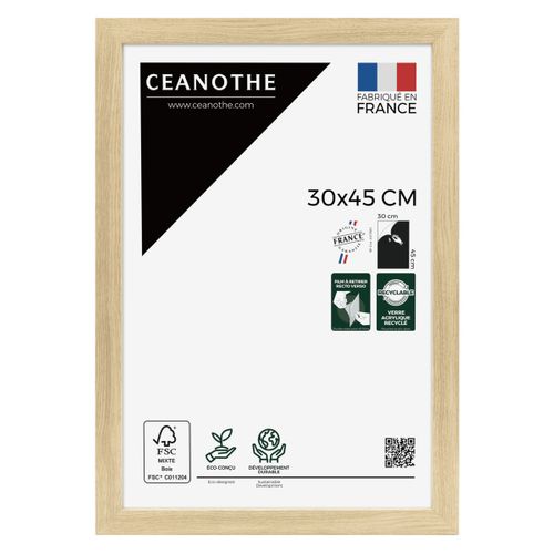 Cadre Photo Design Éternel Brut 30x45 Cm Brut Bois Reconstitué Fsc