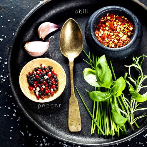 Tableau Sur Toile Préparation Culinaire 30x30 Cm