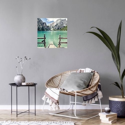 Tableau Sur Toile Escalier Du Lac 45x45 Cm