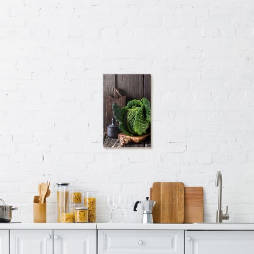 Tableau Sur Toile Chou Authentique 30x45 Cm