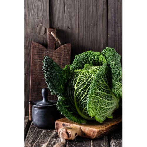 Tableau Sur Toile Chou Authentique 45x65 Cm