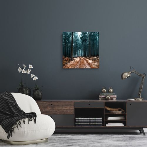 Tableau Sur Toile Sentier 30x30 Cm