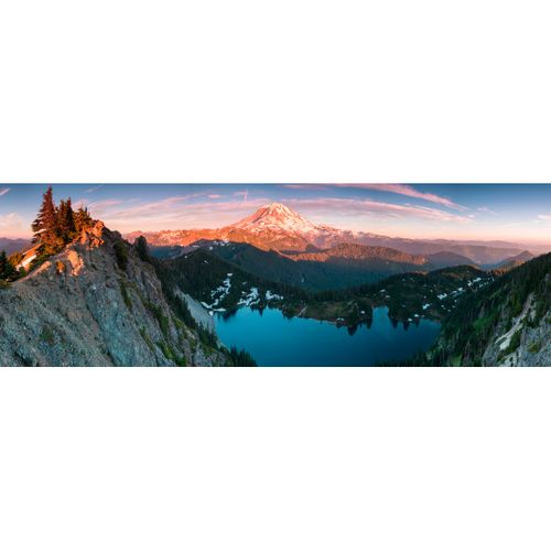 Tableau Sur Toile Vue De Montagnes 30x97 Cm