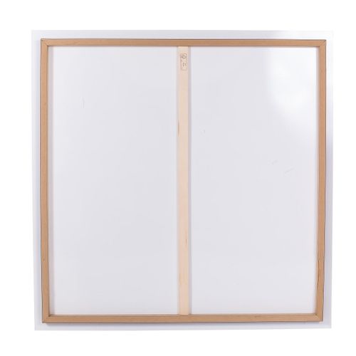 Tableau Sur Verre Synthétique Silence Naturel 90x90 Cm