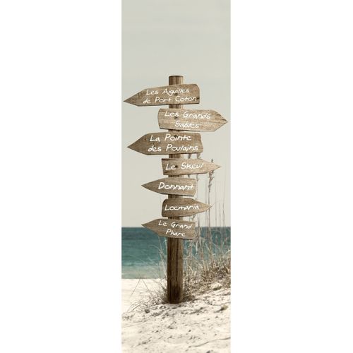 Tableau Sur Toile Belle-ile En Mer 30x97 Cm