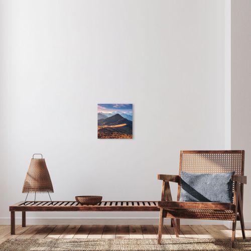 Tableau Sur Toile Vallée D'italie 30x30 Cm