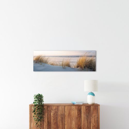Tableau Sur Toile Golden Dune 30x97 Cm