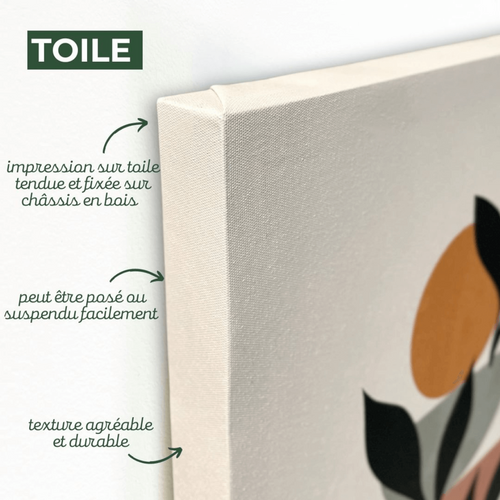 Tableau Sur Toile Cascade Verte 45x65 Cm