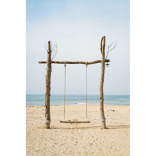 Tableau Sur Toile Balançoire Et Mer 45x65 Cm