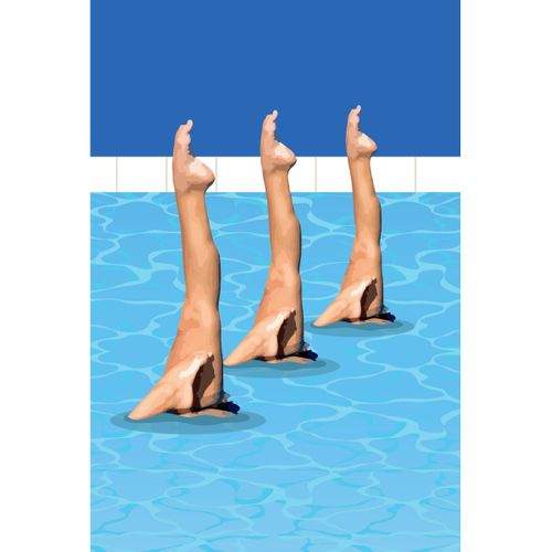 Tableau Sur Toile Danse Eau 30x45 Cm
