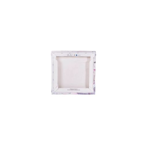 Tableau Sur Toile Rond Bohême 30x30 Cm