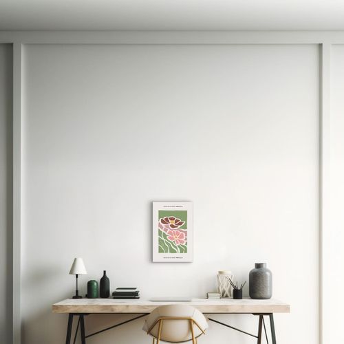 Tableau Sur Toile Abstractions Florales 30x45 Cm