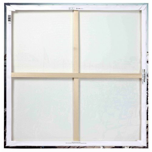 Tableau Sur Toile Branches Coralliennes Abstraites 65x65 Cm