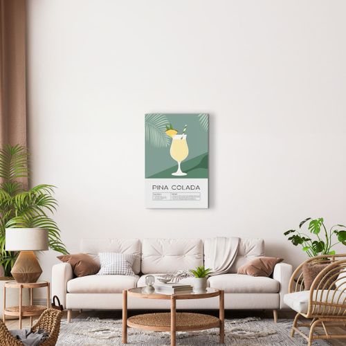 Tableau Sur Toile Pina Colada 45x65 Cm