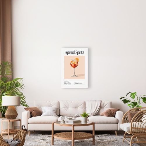 Tableau Sur Toile Aperol Spritz 45x65 Cm