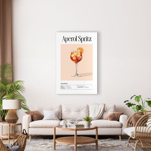 Tableau Sur Toile Aperol Spritz 65x97 Cm