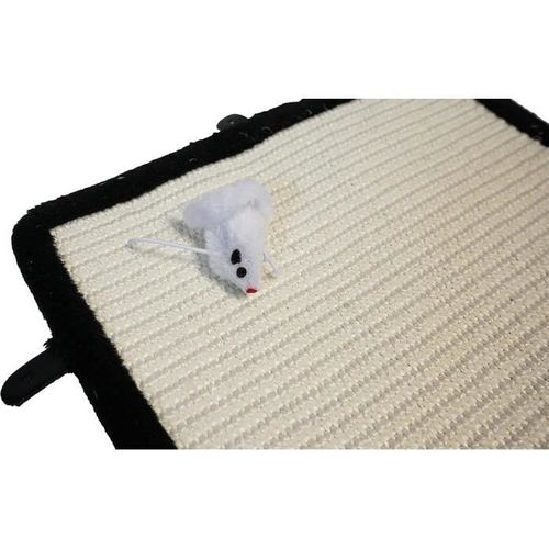 Tapis Griffoir Avec Jouet Suspendu - 35 X 55 Cm - Pour Chat