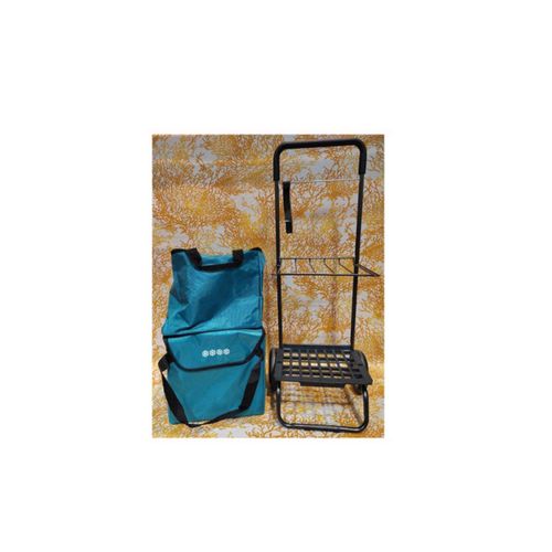 Poussette De Marché 2 Roues Bleu - 8210-464