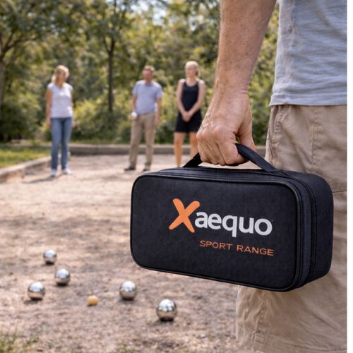 Jeu De Pétanque En Métal – 6 Boules Avec Housse De Transport, Cochonnet Et Cordon De Mesure – Loisir