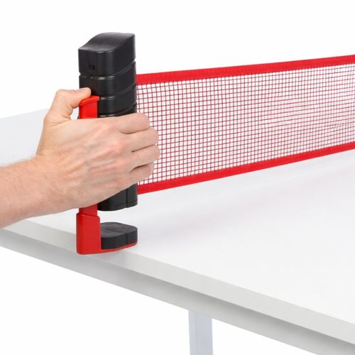 Filet De Tennis De Table Extensible Avec Housse – Réglable Jusqu'à 1,7 Mètres, Clips Universels 0,5