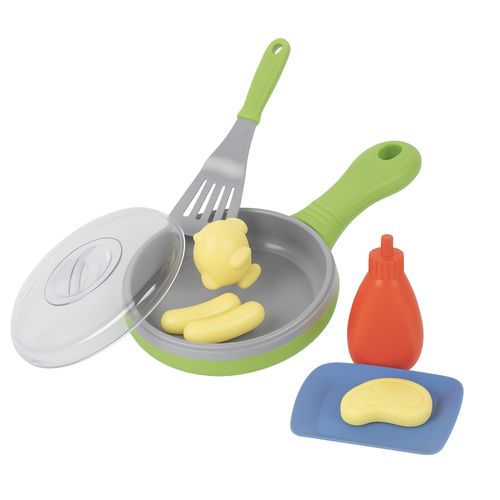 Jouet Poêle Sonore Et Lumineuse Avec Aliments Magiques, Changement De Couleur, Bruit De Cuisson, à P