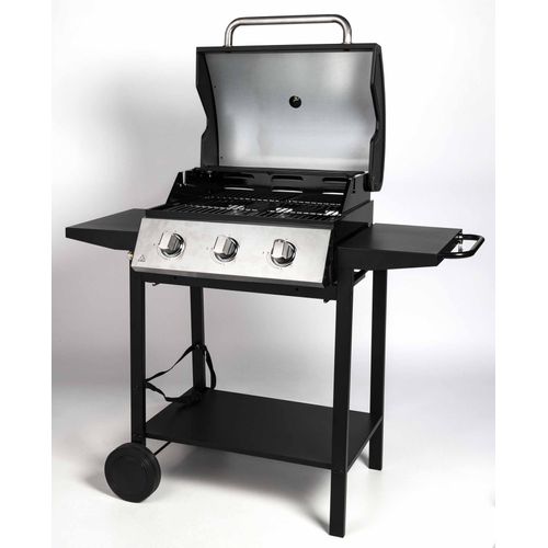 Barbecue Gaz 3 Feux 10.5kw Noir - 335541