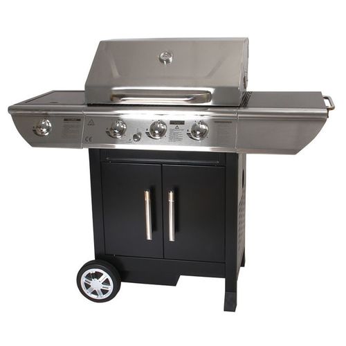 Barbecue Au Gaz Baltimore - 3 Brûleurs 10,5kw + Réchaud