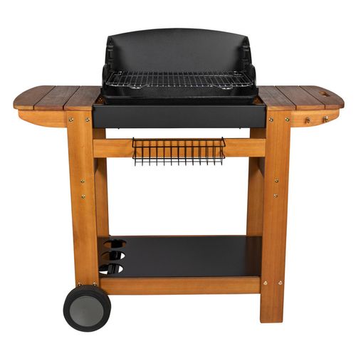 Barbecue Au Charbon + Chariot Bois, Senlis