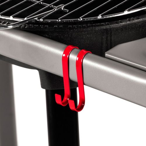 Barbecue à Charbon De Bois Avec Tablette Intégrée - 85x54x89 Cm - Noir