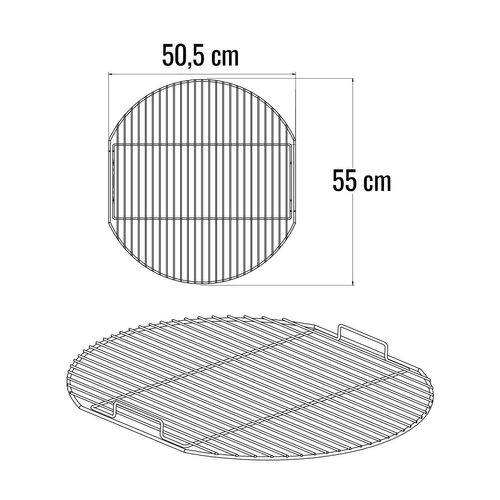 Grille Simple 55 Cm