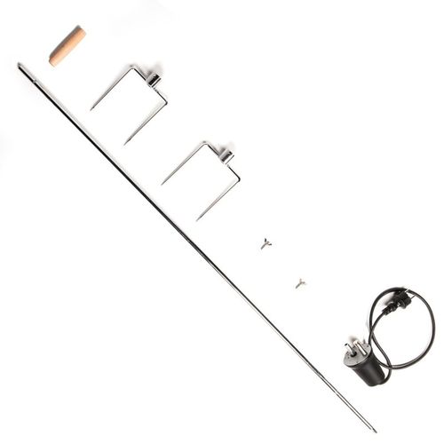 Kit Tournebroche 106 Cm Pour Barbecue