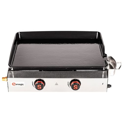 Plancha à Gaz à Poser 2 Brûleurs Donastia