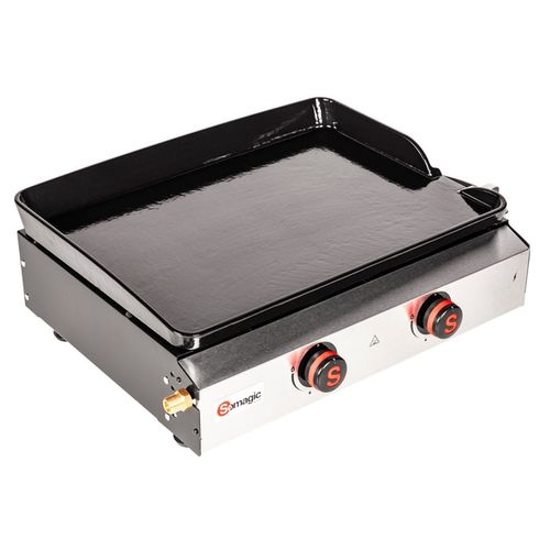 Plancha à Gaz à Poser 2 Brûleurs Donastia