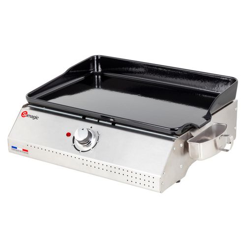 Plancha Électrique 2000w Telia Avec Cuve En Inox 1 Brûleur