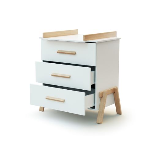 Duo Lit Bébé Et Commode En Bois Canaille
