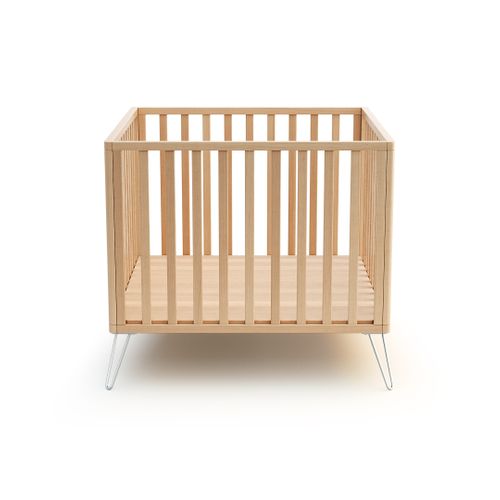 Parc Bébé En Bois Only Hêtre Et Acier 100 X 100 Cm