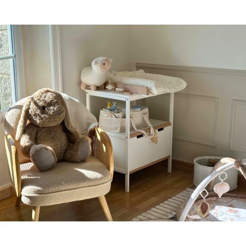 Meuble À Langer Essentiel Plus Blanc/Bois