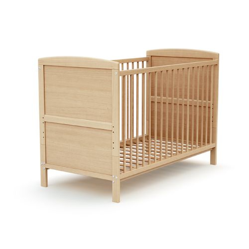 Lit Bébé Évolutif En Bois Essentiel Hêtre Verni 60 X 120 Cm