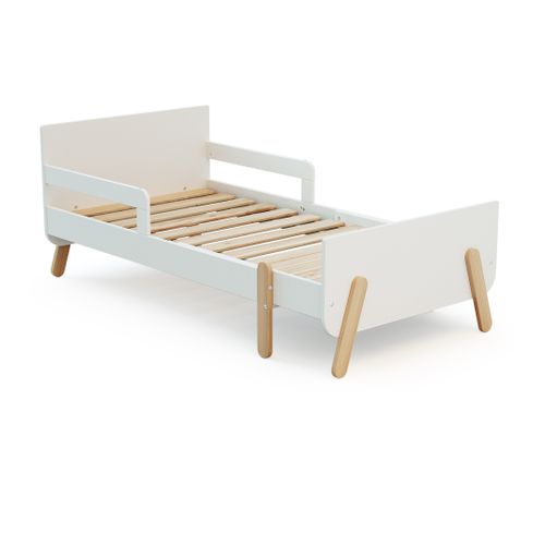 Lit Enfant Extensible En Bois 80x140-165-190 Pirate - Blanc