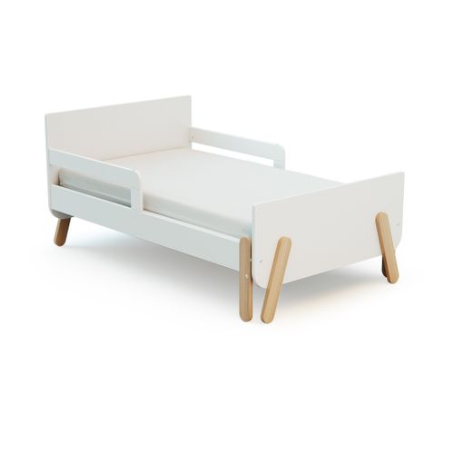 Lit Enfant Extensible En Bois 80x140-165-190 Pirate - Blanc