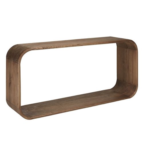 Romy - Console Design Arrondi En Bois De Mindi