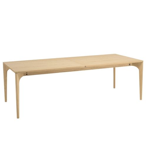 Maxence - Table à Manger Ext. 240/292cm Pieds En Bois De Chêne Massif