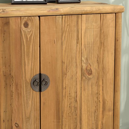 Sandy - Buffet 2 Portes 1 Niche Bois Pin Recyclé