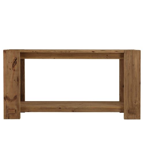 Sandy - Console Bois 150x40cm Bois Pin Recyclé