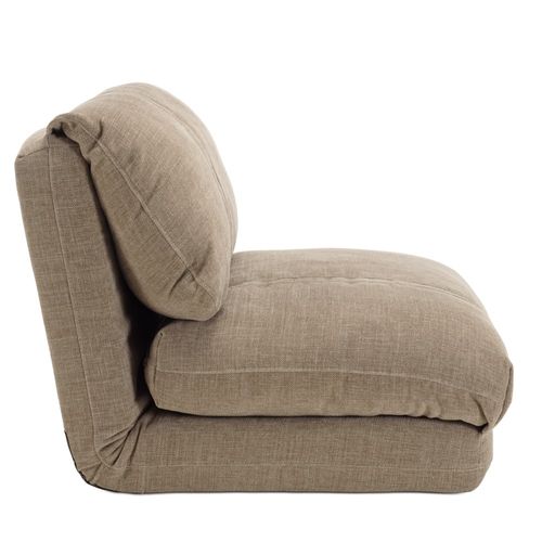 Angele - Chauffeuse 1 Place Convertible Tissu Couleur Gris