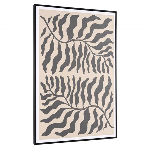 Homer - Décoration Murale C - 63x93cm En Papier Japonais, Cadre Noir