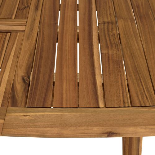 Vick - Table De Jardin Extensible En Bois D'acacia Huilé 150/200x100cm